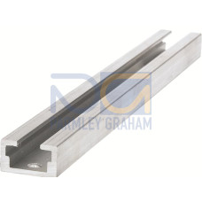 ZW13 C profile rails, 25 mm x 745 mm x 14 mm