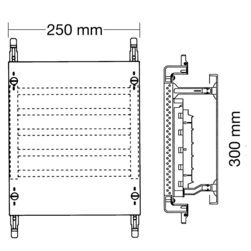 ED71SA busbars 300 mm x 250 mm x 200 mm , 0 , 000