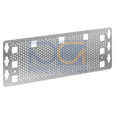 UZM61M Mounting plate , 12 modules, 1 row(s), Dimensions: 86 mm x 224 mm x 1.5 mm