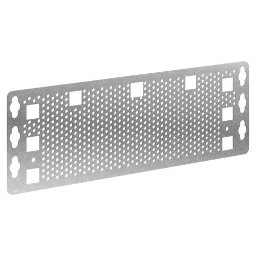 UZM61M Mounting plate , 12 modules, 1 row(s), Dimensions: 86 mm x 224 mm x 1.5 mm