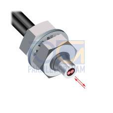 Plastic Fiber, Diffuse Reflective, Core Dia.: 1, Fiber Length 5 m, Thread, Free cut