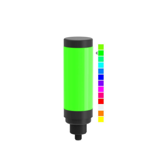 CL50 Pro Column Light, 7-Color RGB Indicator, Voltage: 12-30 V dc, Environ. Rating: IP65, Colors: Multicolor, 5-pin M12 Integral QD