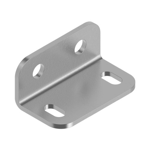 Bracket: Short Compact Mounting, 18-gauge stainless steel short compact bracket, Used with VS1 sensors