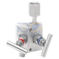 DOUBLE SHUT-OFF COCK DN 5 MAT. NO. 1.4404, MAX. OPERATING PRESSURE 420 BAR PRESSURE EQUIPMENT DIREKTIVE F. GAS 1/LIQUIDS 1 ART. 3.3 SEP