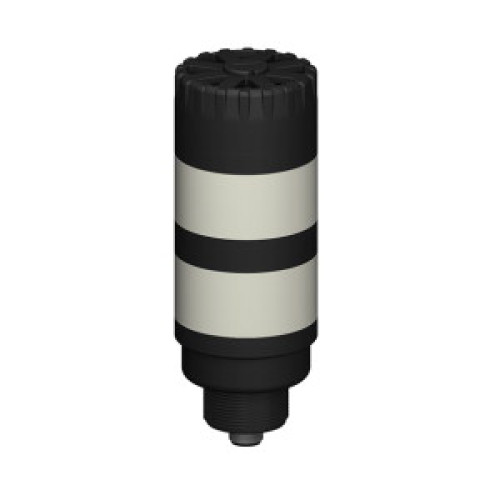 TL50H Tower Light: 2-Color Audible Indicator, Voltage: 18-30 V dc or 24 V ac, Environmental Rating: IP50, Input: Bimodal, Colors: Green Red, M12 Integral QD