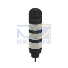 TL50H Tower Light: 3-Color Sealed Loud Audible Indicator, Voltage: 18-30 V dc or 24 V ac, Environmental Rating: IP67, Input: Bimodal, Colors: Green Yellow Red, 2 m (6.5 ft) Integral Cable