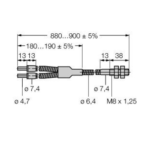 Glass Fiber, Bifurcated Fiber
