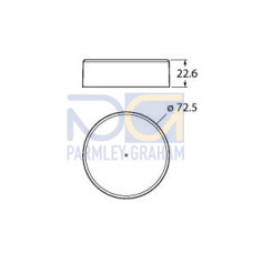 Radio Transmission System, Star Topology, Node (FlexPower) with Magnetic Field S