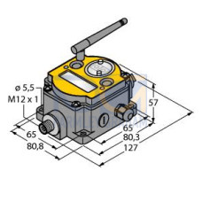 DX80 Performance 2.4 GHz Node 65 mW IP67, 1-Wire Serial Interface, Integrated Battery