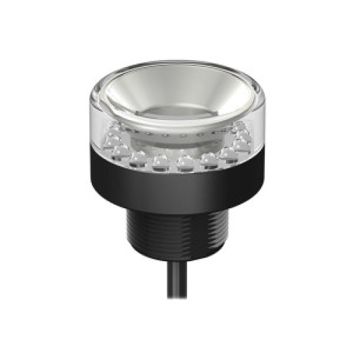 K50 Beacon EZ-LIGHT: 1-Color Rotating, Voltage: 12-30 V dc, Housing: Polycarbonate, IP69K, Input: PNP, Colors: Yellow, 2 m (6.5 ft) Integral Cable