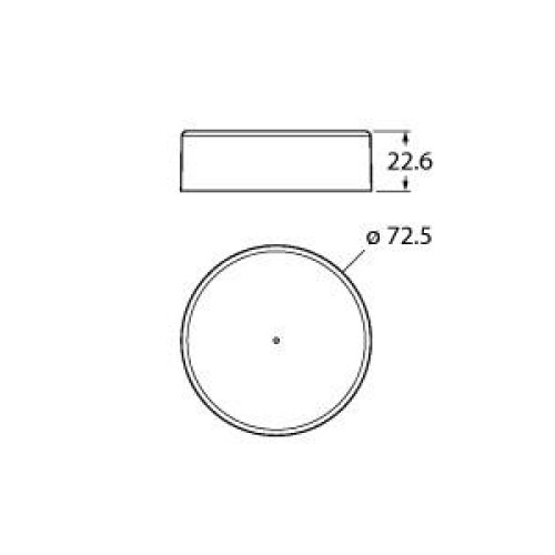 Radio Transmission System, Star Topology, Node (FlexPower) with Magnetic Field S