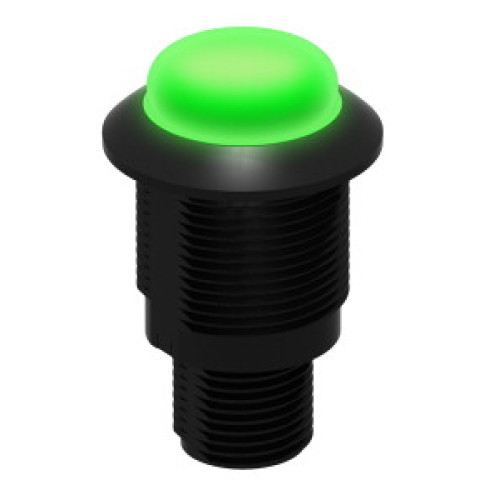 S18 EZ-LIGHT - 18 - IP67, Two Color: Green Red, 10-30 V dc PNP Input, 4-pin M12 QD