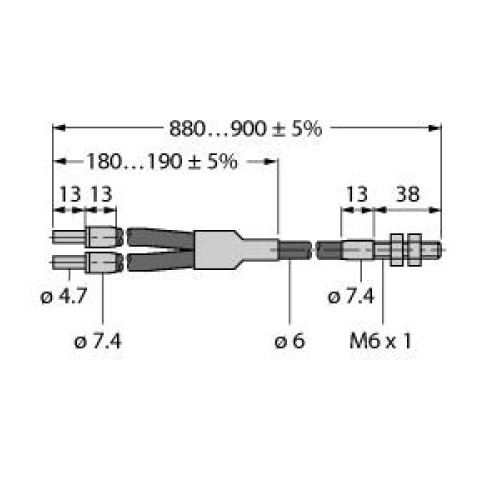 Glass Fiber, Bifurcated Fiber
