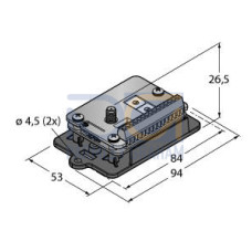 DX80 Performance 2.4 GHz Node 65 mW, FlexPower External Antenna, Input: 2 Discrete 2 Analog, Output: 2 Discrete NMOS