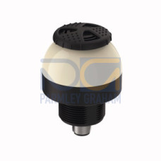 K50 Series EZ-LIGHT: 3-Color Sealed Loud Audible Indicator, Voltage: 12-30 V dc, Housing: Polycarbonate, IP67, Tone: Loud, Input: PNP, Colors: Blue Red Yellow, 5-pin M12 Integral QD