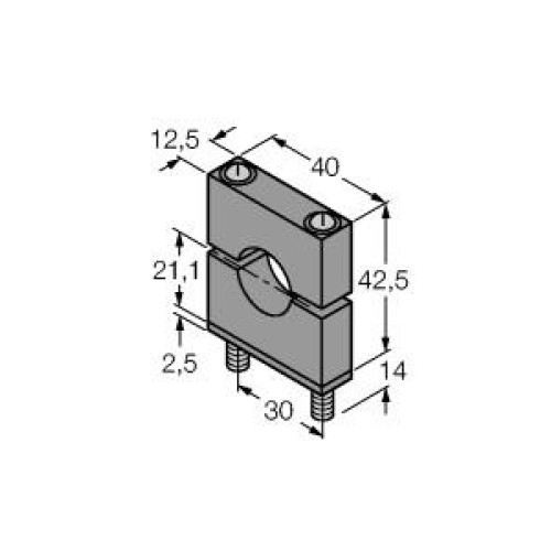 Bracket: Stainless Steel Mounting, Material: Black VALOX, 18 split clamp, Hardware included