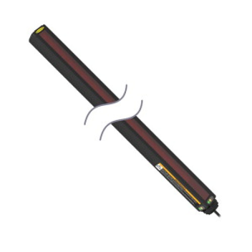 MINI-ARRAY: Receiver Sensor 143 (5.6 in), Beam Spacing: 19 (0.75 in), Total Beams = 8, System Range (w/ matching emitter) = 0.9-17 m, System Requires 2 Quick-Disconnect Cables