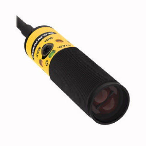 S18-2 Series: Diffuse Short Range Reflective, Range: 300, Input: 10-30 V dc, Outputs: complementary PNP, 2 m 4-conductor PVC Cable