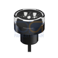 Work Light-50 316SS Spot Light, Voltage: 12-30 V dc, Environmental Rating: IP69K, Color: White, 20 Deg Lens, Glass Window, 5-pin M12 Integral QD