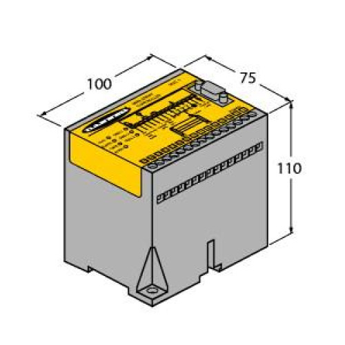 MINI-ARRAY: Controller with PNP Outputs, Input: 16-30 V dc, Output 1: Solid-state PNP, Output 2:Solid-state PNP, Serial Data Output: RS-232 and RS-485