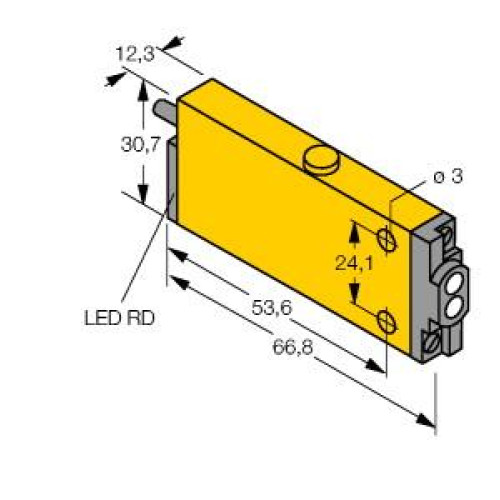 MINI-BEAM UNIVERSAL: Divergent Diffuse, Range: 130, Input: 24-240 V ac or dc, Output: SPDT Electromechanical Relay, 2 m (6.5 ft) Cable