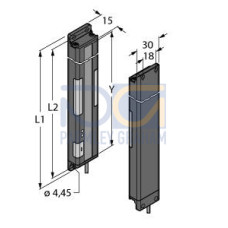 PVA Series: 100 Array Pair - Emitter/Receiver, Range: 2 m, Input: 12-30 V dc, Output: 1 NPN (on receiver), 2 m (6.5 ft) Integral Cables