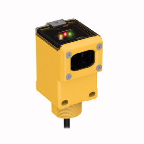 Q45 Series: Infrared Glass Fiber Optic, Range: Depends on Fiber, Input: 12-250 V dc / 24-250 V ac, Output: SPST Solid-State Relay, 2 m (6.5 ft) Cable