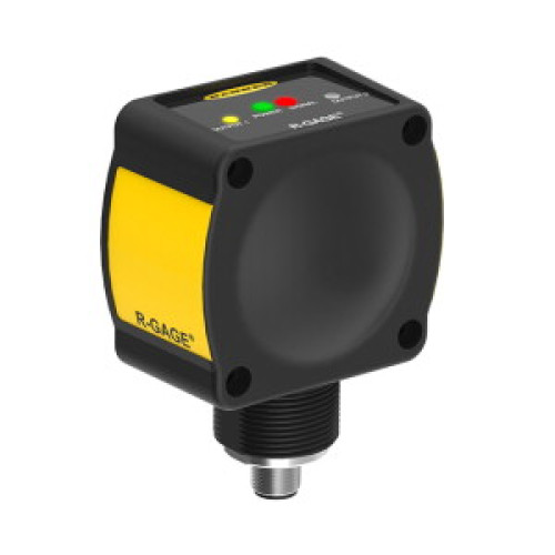 R-Gage Series Radar Sensor, Adjustable Field, Outputs: Bipolar: 1 NPN, 1 PNP, Supply Voltage: 12-30 V dc, Range: 2.0-3.5 m, 5-pin M12 Integral QD