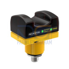 STB Series: Self-Checking Touch Button w/Yellow F.C., Input: 20-30 V ac or dc, Upper Housing: Black Polyetherimide, Outputs: Two Independent and Complementary Relays, M12 Integral QD