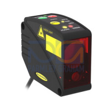 LT3 Series: Laser Retroreflective Time-of-Flight Sensor, Range: 500 to 50 m, 12-24 V dc, Outputs: Discrete: PNP&Acirc;&nbsp; Analog 0-10 V, 2 m (6.5 ft) Cable