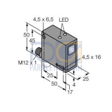 Photoelectric Sensor, Diffuse Mode Sensor, For Color Analysis