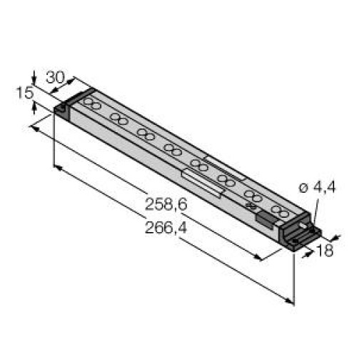 PVD Series: Parts Verification, 225 8 channel, Range, up to 2 m, Input: 12-30 V dc, Outputs: Selectable NPN/PNP, 2 m 5-pin M12 Pigtail QD