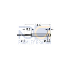 Plastic Fiber, Opposed Mode, Core Dia.: 0.5, Fiber Length 2 m, Lens, Free cut