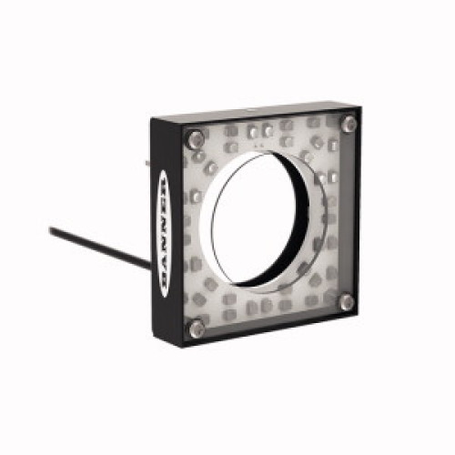 PresencePLUS 62 x 62 Ring Light, Visible White LED 24 V dc, 2 m (6.5 ft) Cable with flying leads