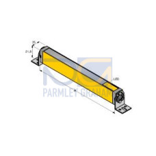 EZ-SCREEN TYPE 2, TRIP Output, E/R Pair, 30 Resolution, 900 Defined Area, 15 m Range, Yellow Housing, 8-pin M12 Integral QD, Mounting Hardware Included