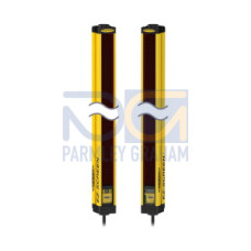 EZ-SCREEN Cascade Pair, Resolution: 14, Range: 6 m (20 ft), Defined Area: 300 (11.8 in), Housing Length: 372 (14.6 in), Connection: 8-pin M12 Pigtail Connectors, Emitter: No test Input