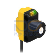 WORLD-BEAM QS18U: Ultrasonic TEACH mode, Range: 50-500, Input: 12-30 V dc, Output: NPN, Epoxy-encapsulated, 9 m (30 ft) Cable