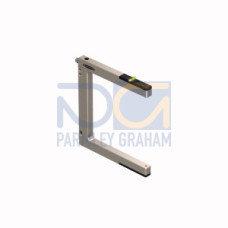 SLM Series: Rugged Nickel-Plated Metal Fixed-Distance Slot Sensor, Slot Width: 120, Input 10-30 V dc, Output: PNP, 3-pin M8 Integral QD