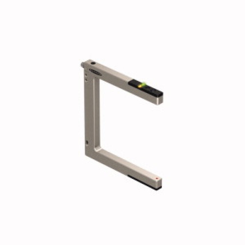 SLM Series: Rugged Nickel-Plated Metal Fixed-Distance Slot Sensor, Slot Width: 120, Input 10-30 V dc, Output: PNP, 3-pin M8 Integral QD