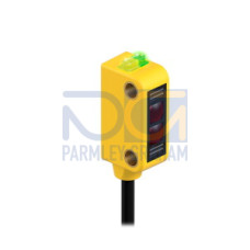 WORLD-BEAM Q12 Series: Fixed-Field, Range: 50, Input: 10-30 V dc, Output: LO, 1 PNP, 150 (6 in) 3-pin M8 Pigtail QD