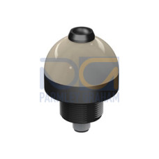 K50 E-Series EZ-LIGHT: 2-Color Push Button Sensor, Voltage: 12-30 V dc, Housing: Polycarbonate, IP67 IP69K, Input: PNP (NO), Colors: Green Red, 4-pin M12 Integral QD