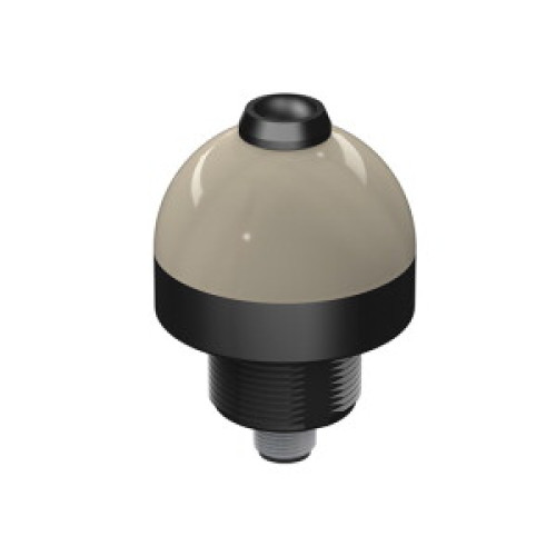 K50 E-Series EZ-LIGHT: 2-Color Push Button Sensor, Voltage: 12-30 V dc, Housing: Polycarbonate, IP67 IP69K, Input: PNP (NO), Colors: Green Red, 4-pin M12 Integral QD