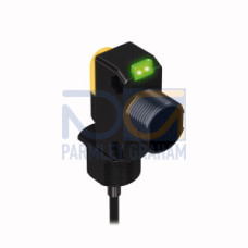 DS18 Series Sensors, Polarized Retroreflective, Range: 3.5 m (11.4 ft), Input: 10-30 V dc, Output: Complementary PNP, 2 m (6.5 ft) Cable