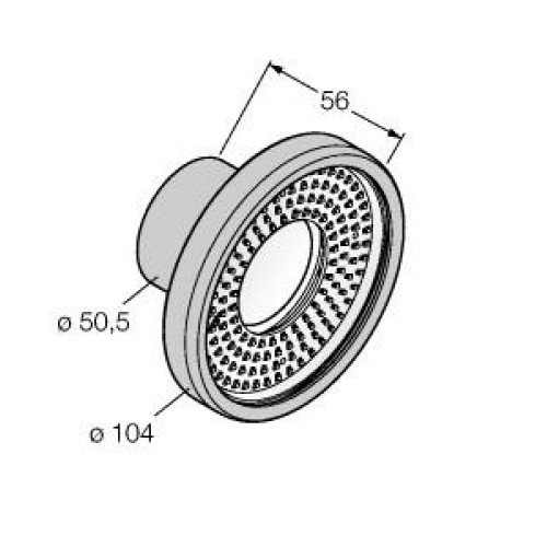 PresencePLUS 90 dia Sealed Ring Light, Visible White LED 24 V dc, Plastic Window, Requires Cable PKG3M-xx