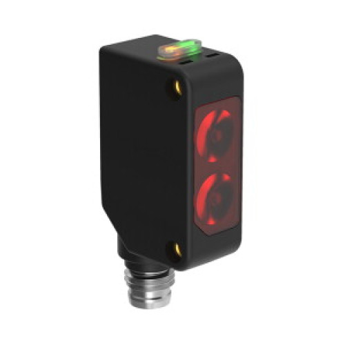 WORLD-BEAM Q20 Series: Emitter (Red), Range: 12 m, Input 10-30 V dc, Output: No output, M8 Integral QD