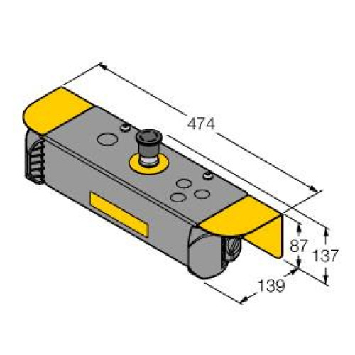 STBVP6 Self-Checking Touch Button with IP20 Run Bar and E-STOP