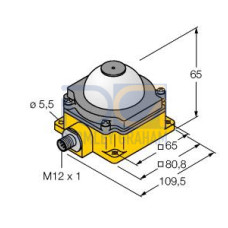 K80 Series EZ-LIGHT: 3-Color Audible Indicator, Voltage: 18-30 V dc, Housing: Polycarbonate, IP50, Tone: Pulsed, Input: PNP, Colors: Green Red Yellow, M12 Integral QD78096