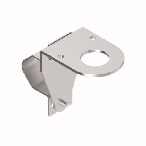 SMB22RAVK Bracket, V-Clamp Right-Angle with Fasteners for Mounting Sennsor with 22 Threads to Pipe or Extrusions 32.6 (1.28 in)