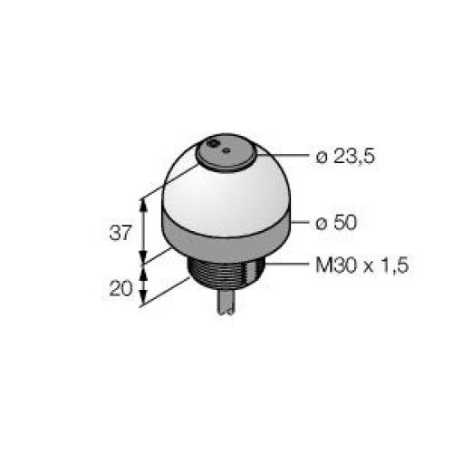 K50 Series EZ-LIGHT: 3-Color Audible Indicator, Voltage: 18-30 V dc, Housing: Polycarbonate, IP50, Tone: Pulsed, Input: PNP, Colors: Green Red Yellow, 2 m (6.5 ft) Integral Cable