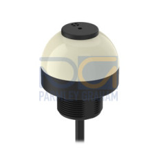 K50 Series EZ-LIGHT: 3-Color Audible Indicator, Voltage: 18-30 V dc, Housing: Polycarbonate, IP50, Tone: Loud, Input: PNP, Colors: Green Red Yellow, 150 (6 in) PVC Pigtail QD